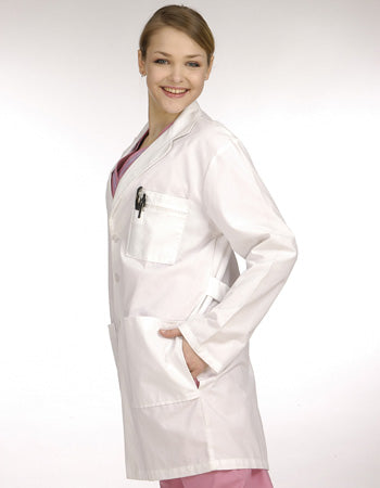 Short Lab Coat Long Sleeve