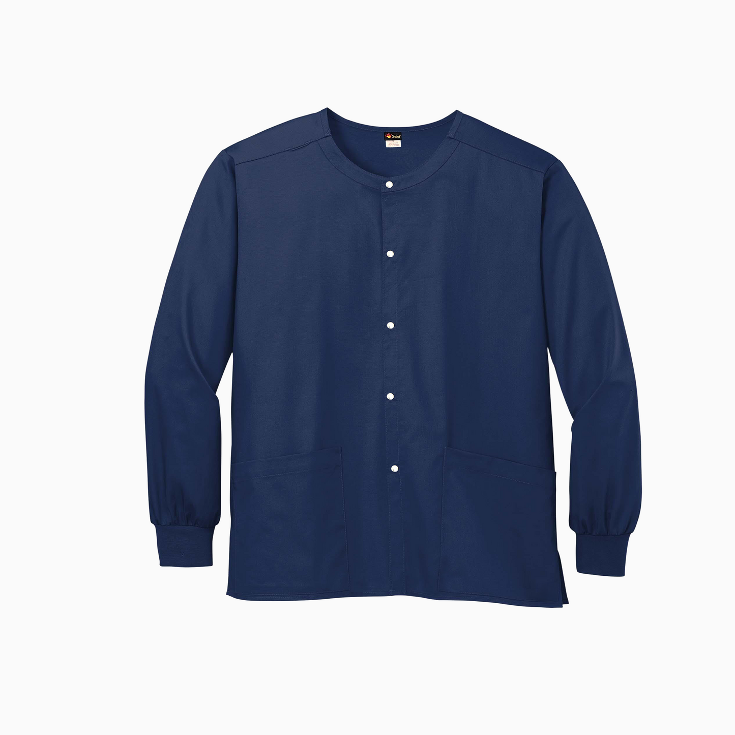 Scrub Jacket with 2 Front Pockets