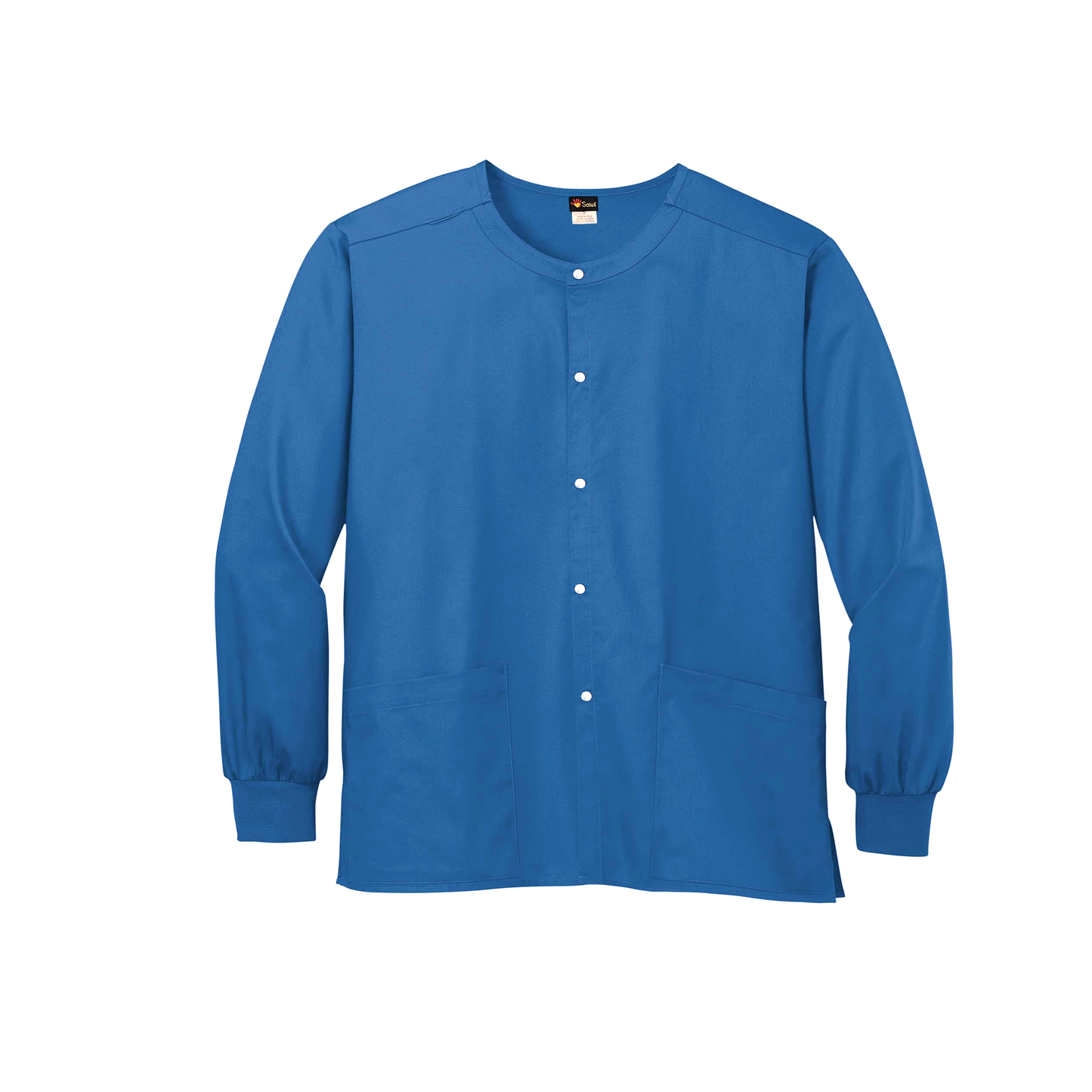 Scrub Jacket with 2 Front Pockets