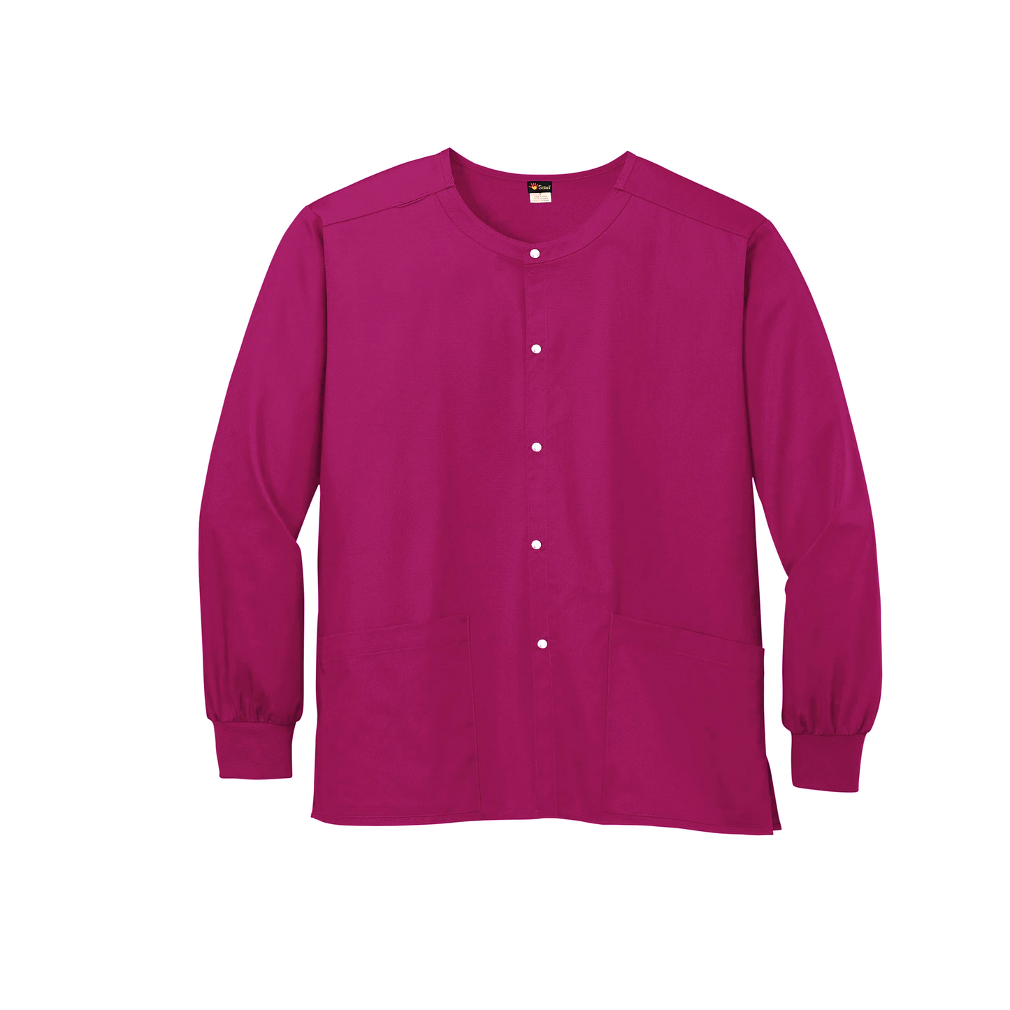 Scrub Jacket with 2 Front Pockets