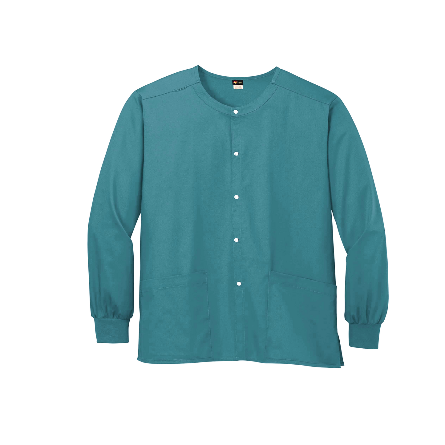 Scrub Jacket with 2 Front Pockets