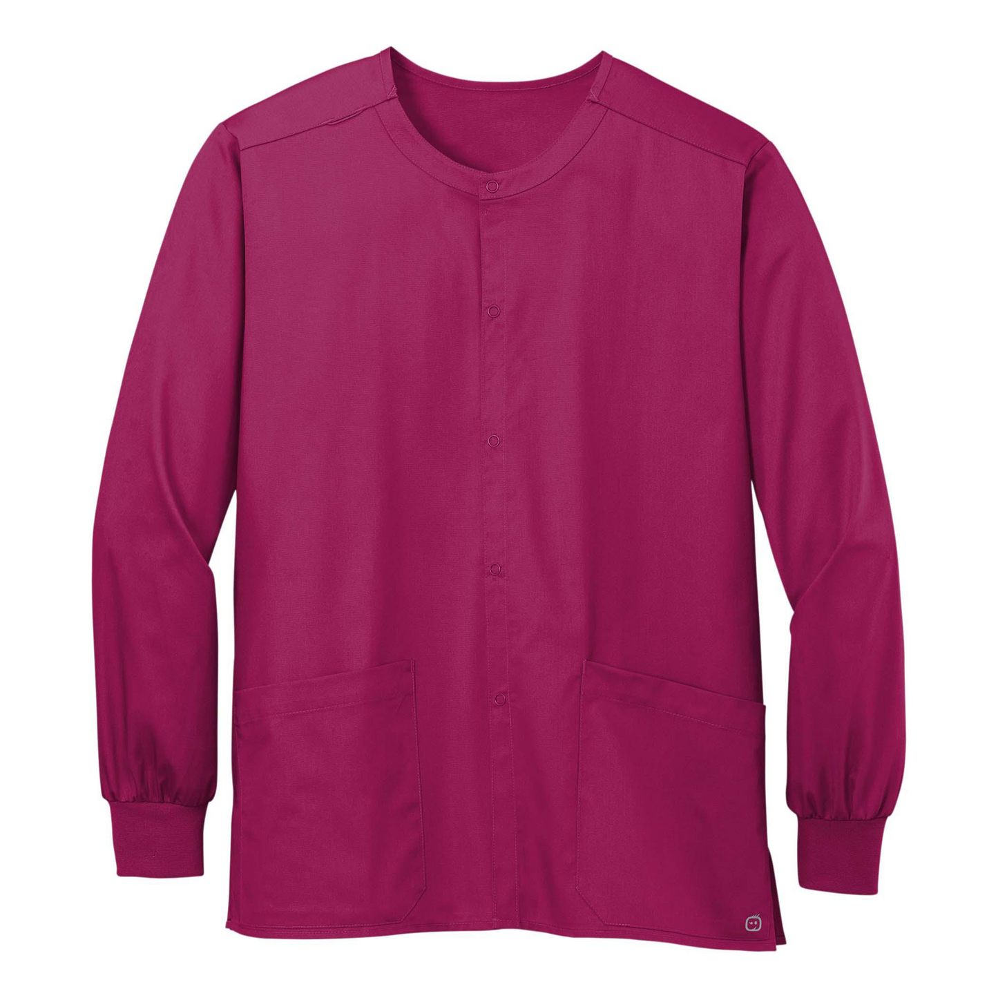 Scrub Jacket with 2 Front Pockets
