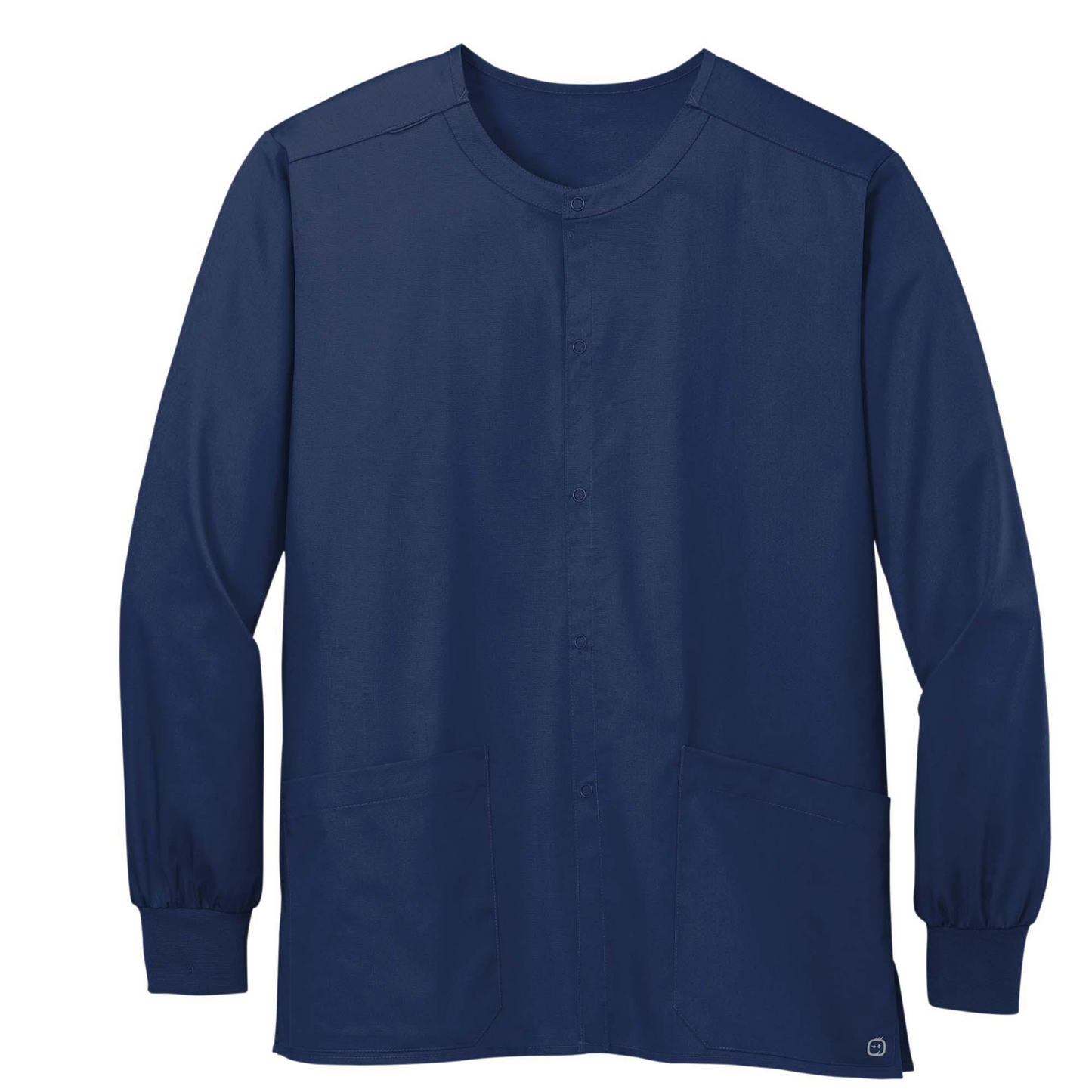 Scrub Jacket with 2 Front Pockets