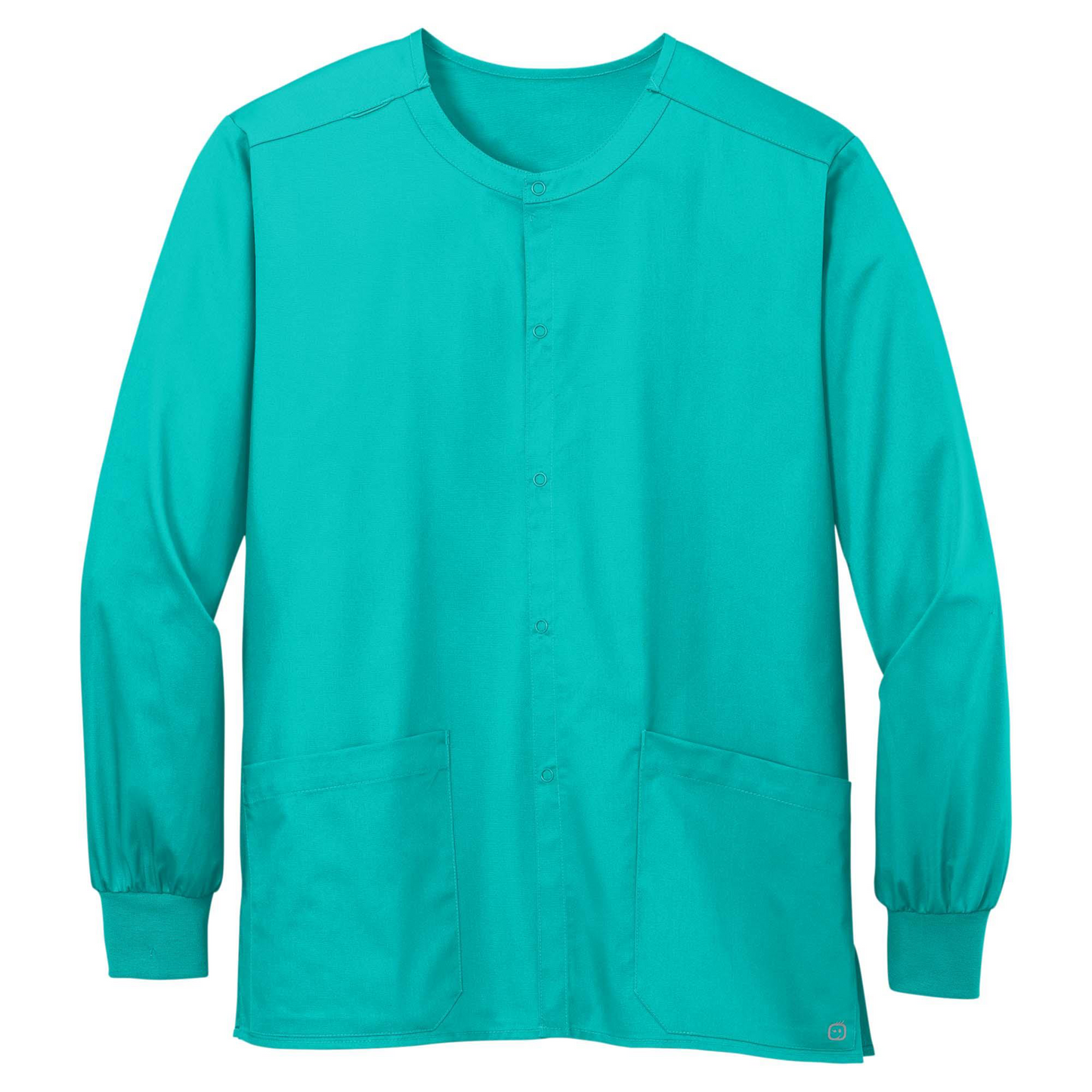 Scrub Jacket with 2 Front Pockets