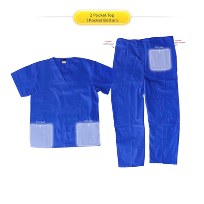 Scrub Set: 2 Pocket Top 1 Pocket Pant