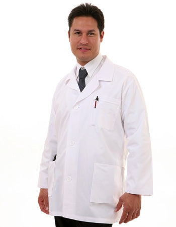 Short Lab Coat Long Sleeve