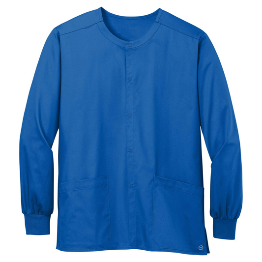 Scrub Jacket with 2 Front Pockets