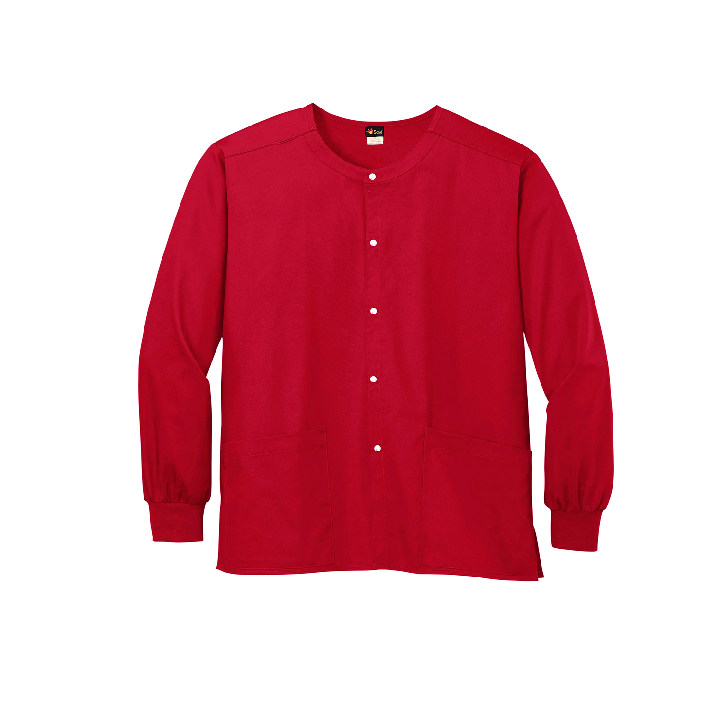 Scrub Jacket with 2 Front Pockets