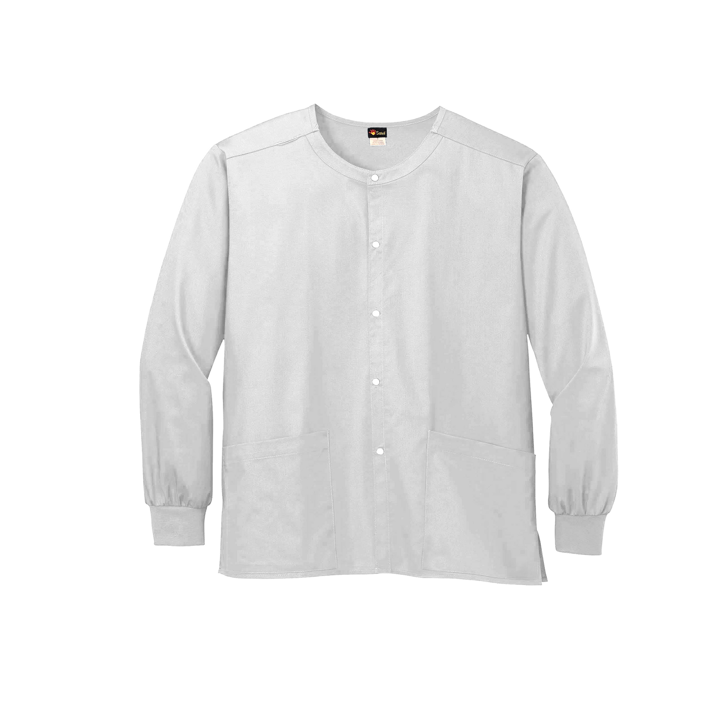 Scrub Jacket with 2 Front Pockets