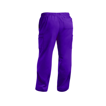 Medical Scrub Pants | 3 Pocket Cargo Scrub Bottoms with Flare Leg