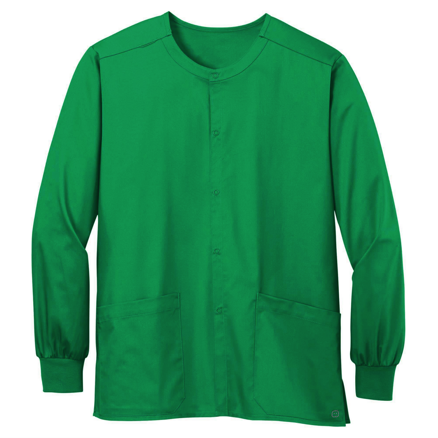 Scrub Jacket with 2 Front Pockets