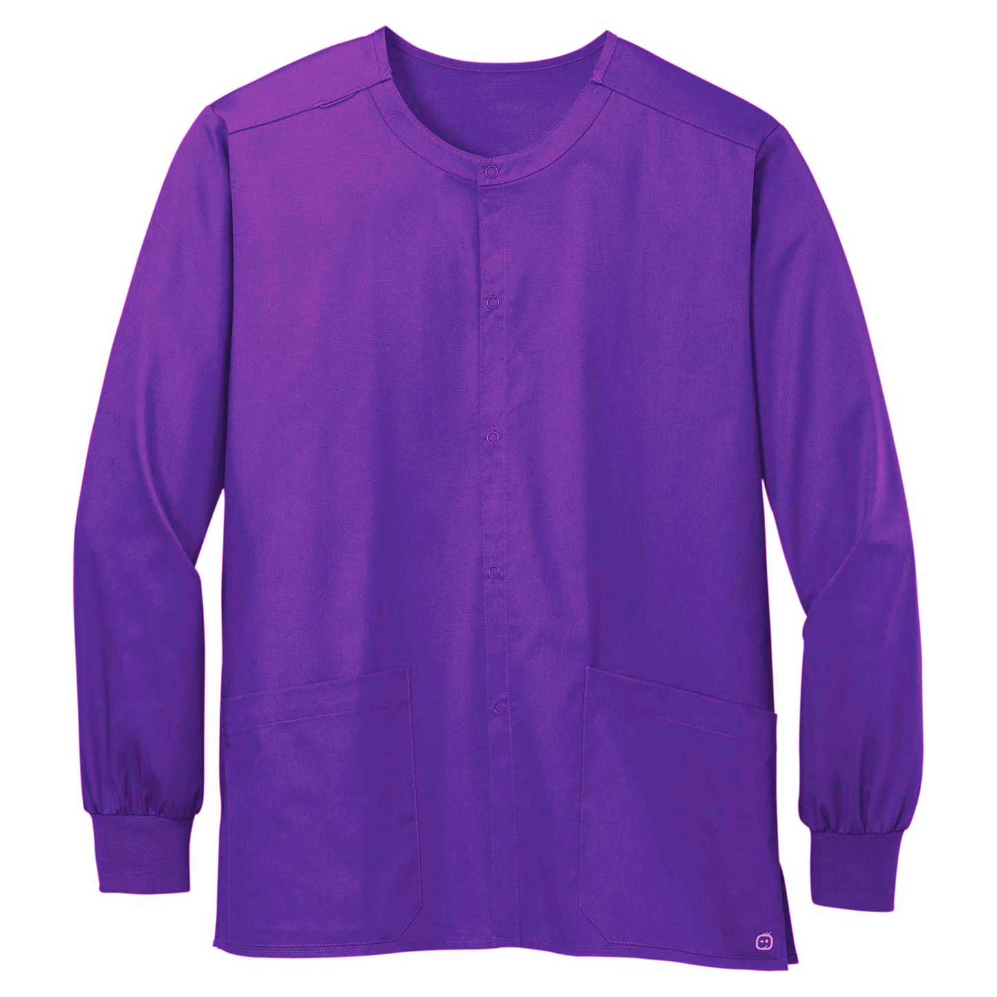 Scrub Jacket with 2 Front Pockets